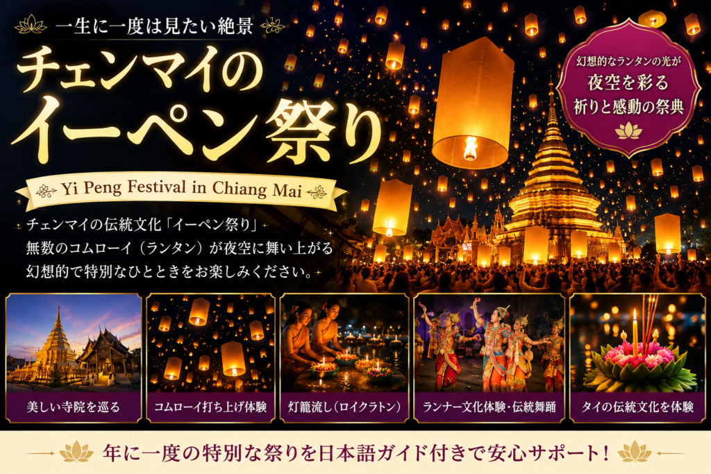 チェンマイコムローイ祭り